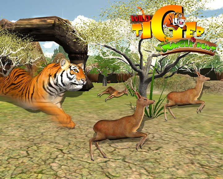 Wild Tiger Jungle Hunt - African Animal Hunting Image