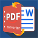 Free PDF to Word Icon Image