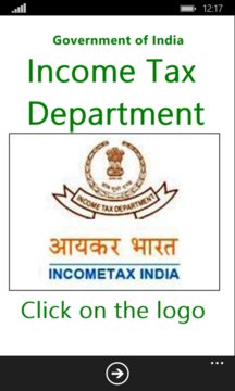 Income Tax Department Screenshot Image