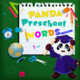 Panda Preschool Words Icon Image