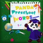 Panda Preschool Words Image