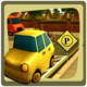 Town Car Parking Icon Image