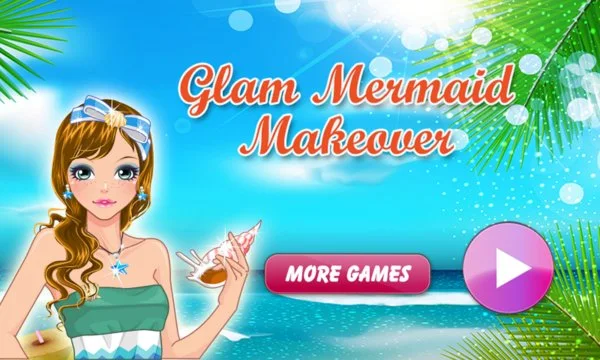 Glam Mermaid Girl Makeover Screenshot Image #1