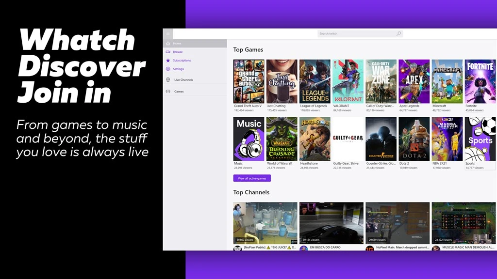 You TW for Twitch .tv Screenshot Image