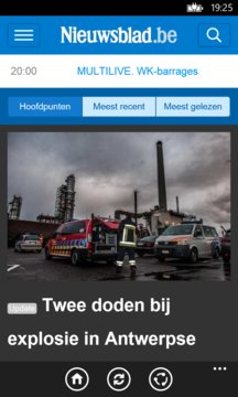 Nieuwsblad Screenshot Image