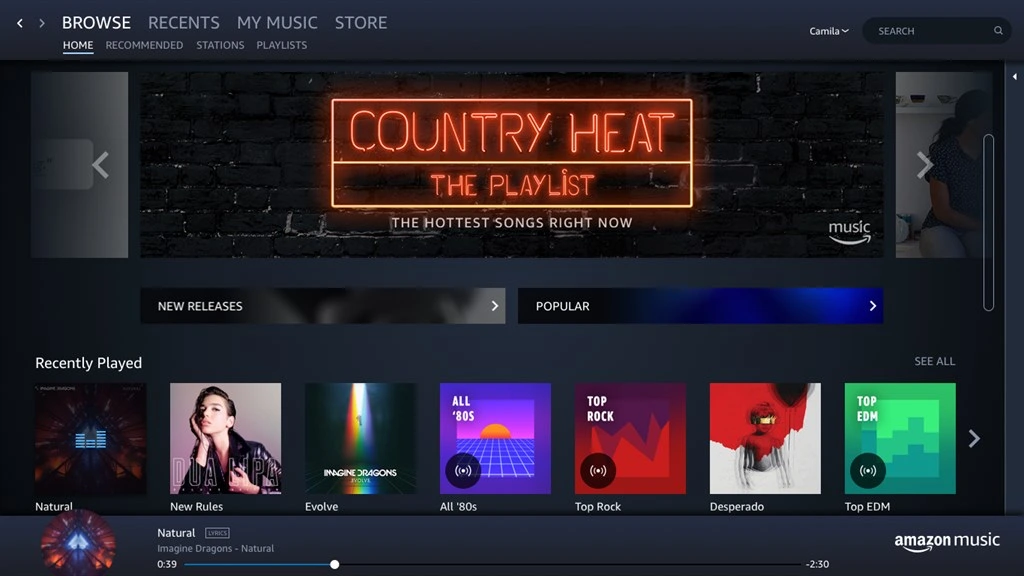 Amazon Music Screenshot Image