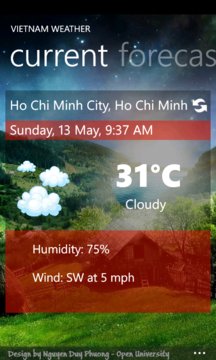 Vietnam Weather Screenshot Image