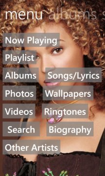 Beyonce Musics Screenshot Image