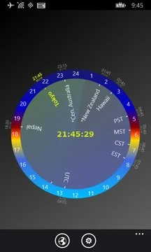 Wheel World Clock Screenshot Image