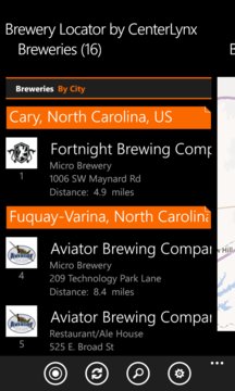 Brewery Locator Screenshot Image