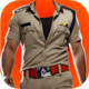 Police Suit Icon Image
