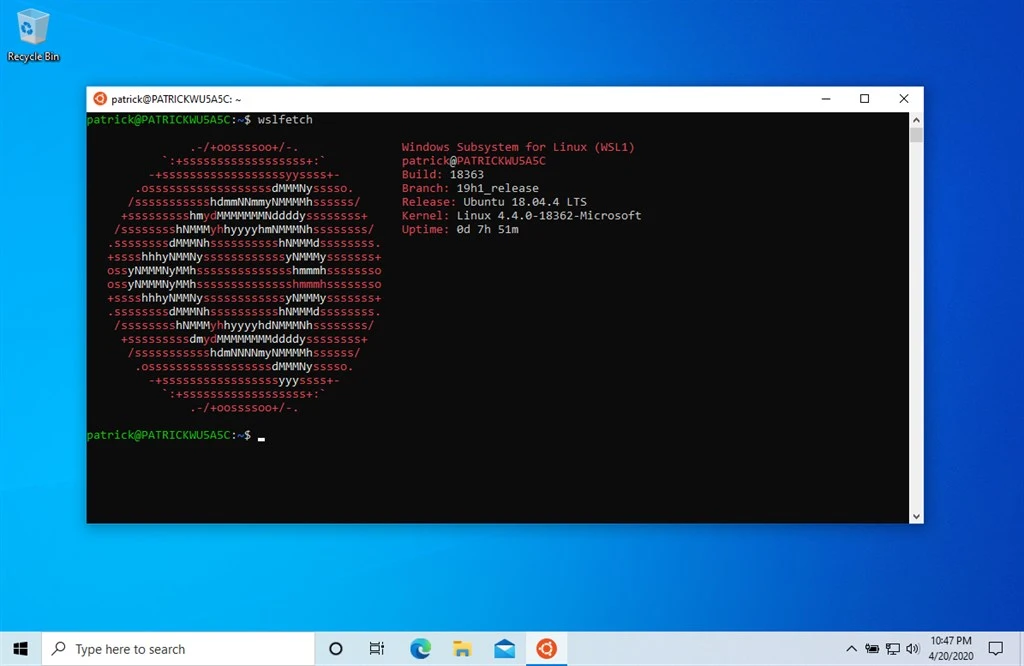 Ubuntu 18.04 Screenshot Image