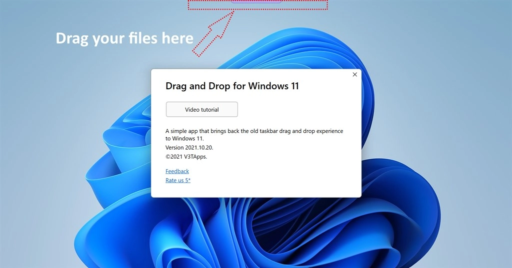 Drag and Drop Toolbar Screenshot Image #1