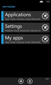 App Folder Screenshot Image