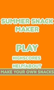 Summer Snack Maker Screenshot Image