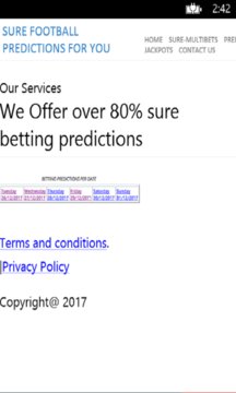 Predictionsbet Screenshot Image