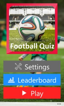 The Great Football Quiz Screenshot Image