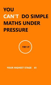 Simple Maths Under Pressure