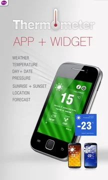 Weather Thermometer Screenshot Image