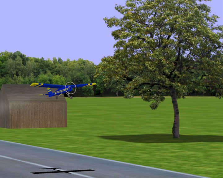RC-AirSim: Model Airplane Flight Simulator Image