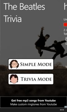 The Beatles Trivia Screenshot Image