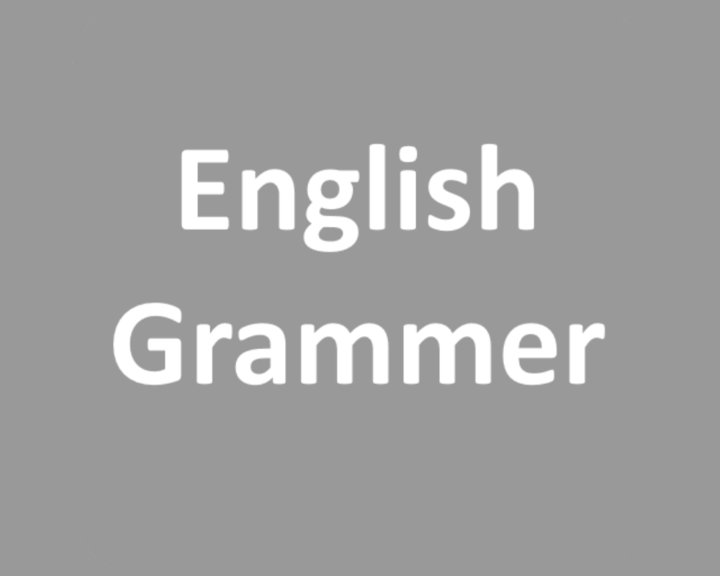 English Grammer Image
