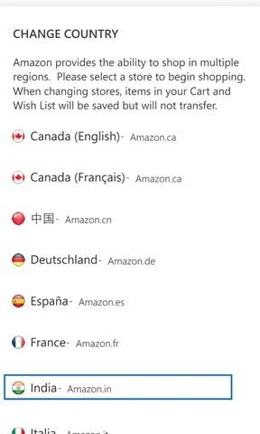 Amazon App Screenshot Image