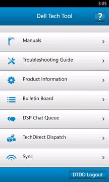 Dell Tech Tool Screenshot Image