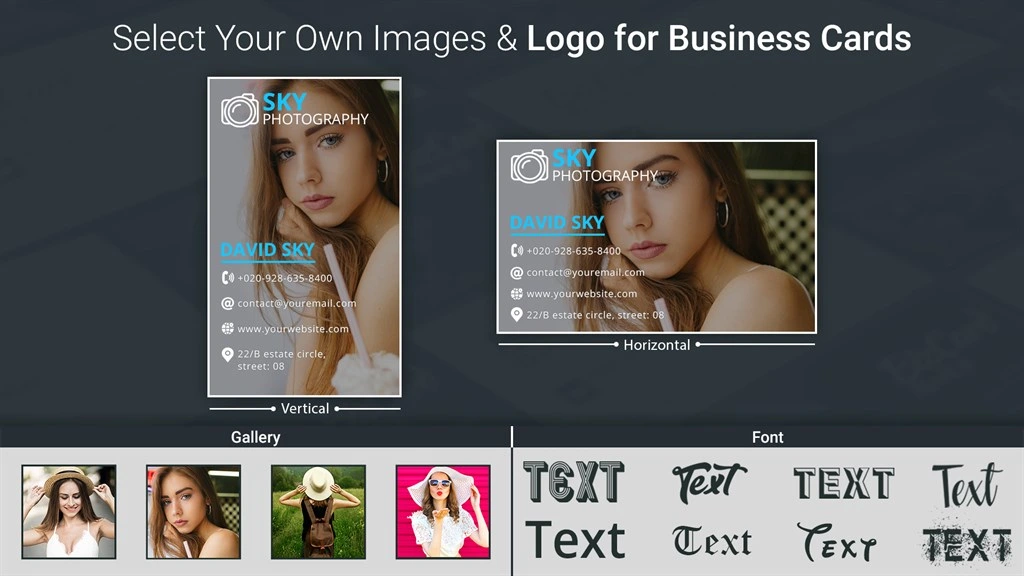 Business Card Maker And Designer Screenshot Image #2