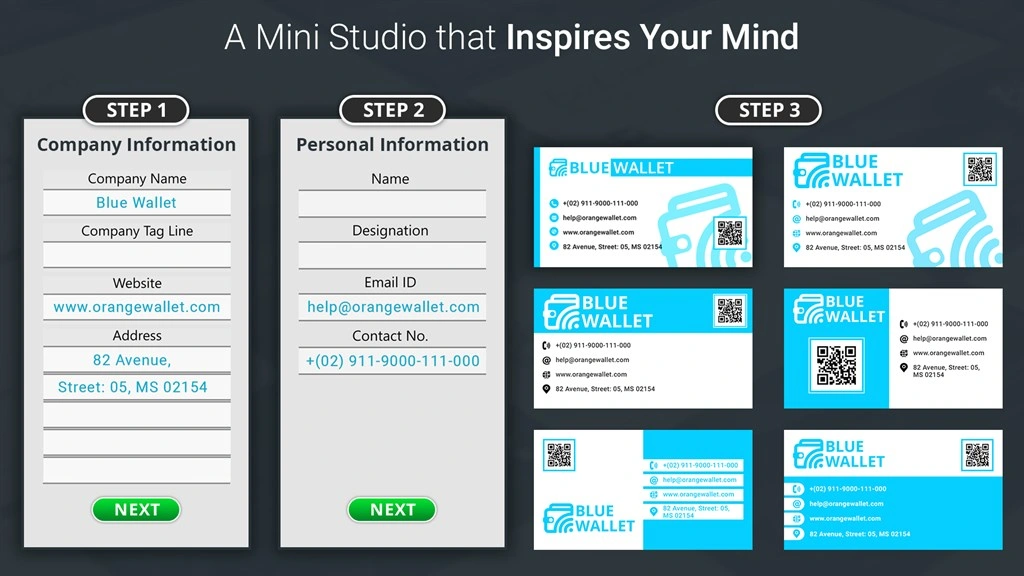 Business Card Maker And Designer Screenshot Image #3