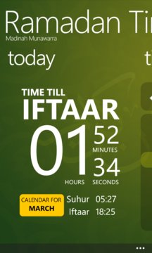 Ramadan Times Screenshot Image