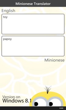 Minionese Translator Screenshot Image