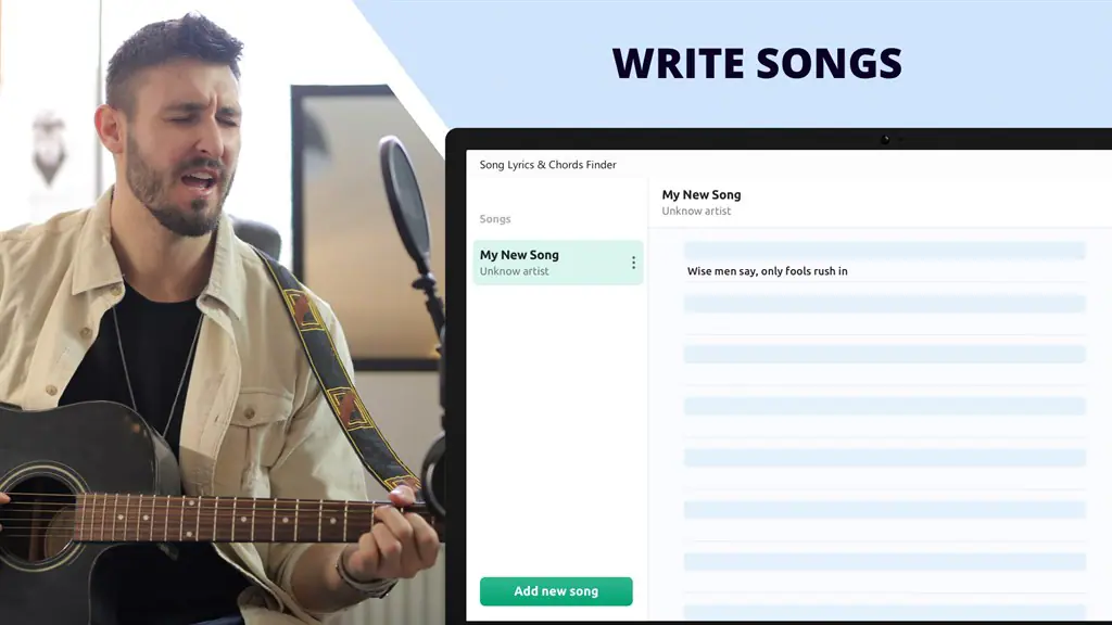 Song Lyrics & Chords Finder Screenshot Image #2