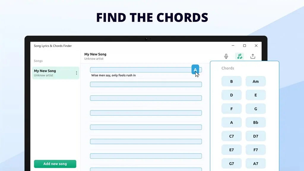 Song Lyrics & Chords Finder Screenshot Image #3