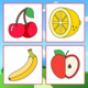 Coloring Fruits Icon Image