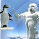 Penguin Climb Cliff Icon Image
