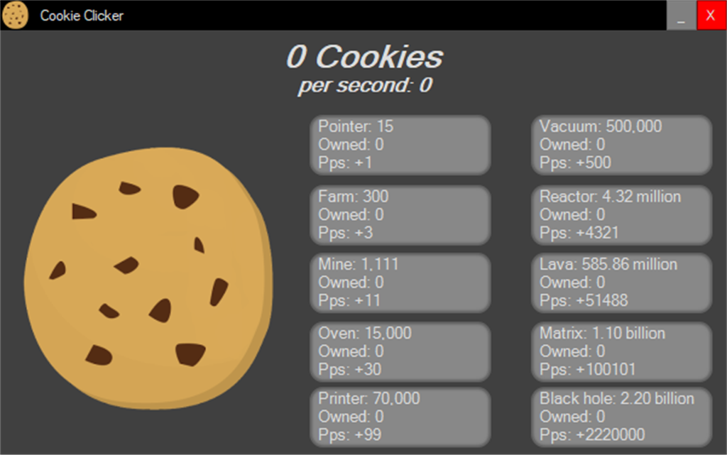 Cookie Clicks Screenshot Image