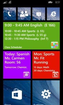 Class Scheduler Screenshot Image