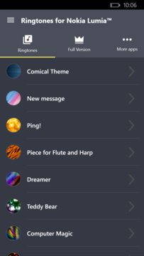Ringtones for Nokia Lumia Screenshot Image
