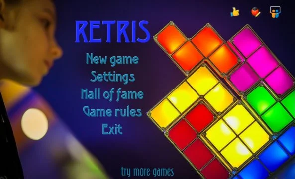 Retris - Tetris blocks