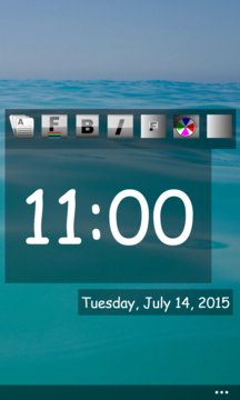 Clock and Sea Screenshot Image