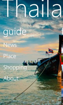 Thailand Travel Guide Screenshot Image