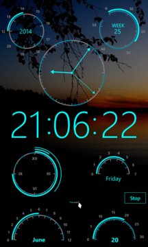 Modern Clock XVII Screenshot Image