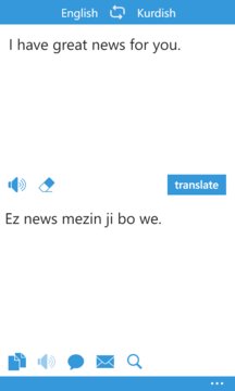 Kurdish Translator Screenshot Image