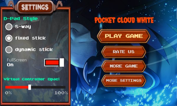 Pocket Cloud White Screenshot Image