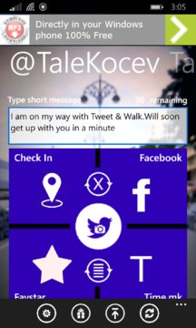 Tweet & Walk Screenshot Image