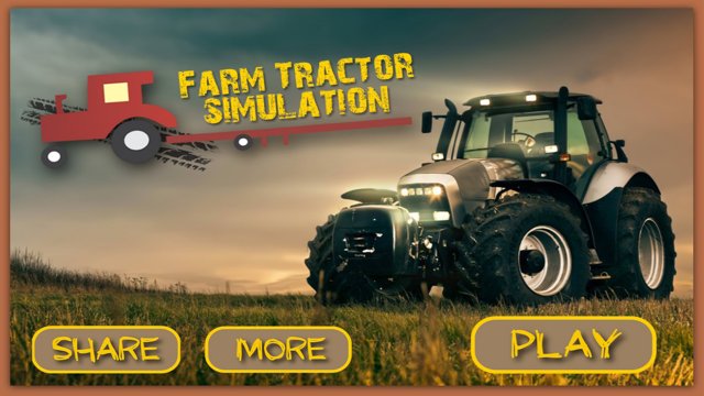 Farm Tractor Simulation Screenshot Image