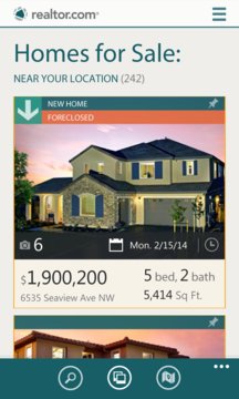 Real Estate Search Screenshot Image