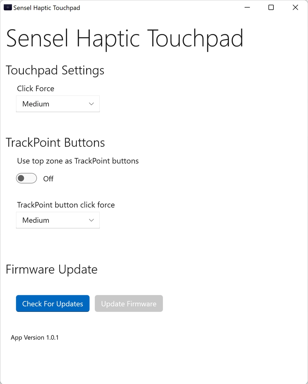 Sensel Haptic Touchpad Screenshot Image