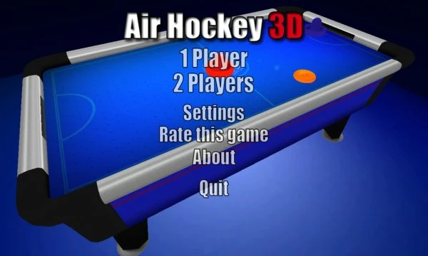 Air Hockey 3D Deluxe Screenshot Image